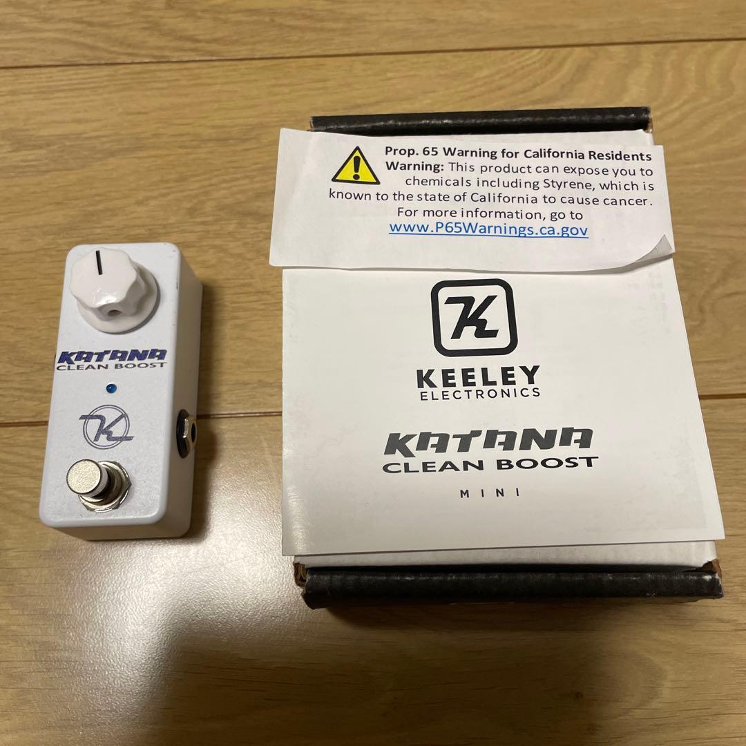 ギター keeley katana boost mini