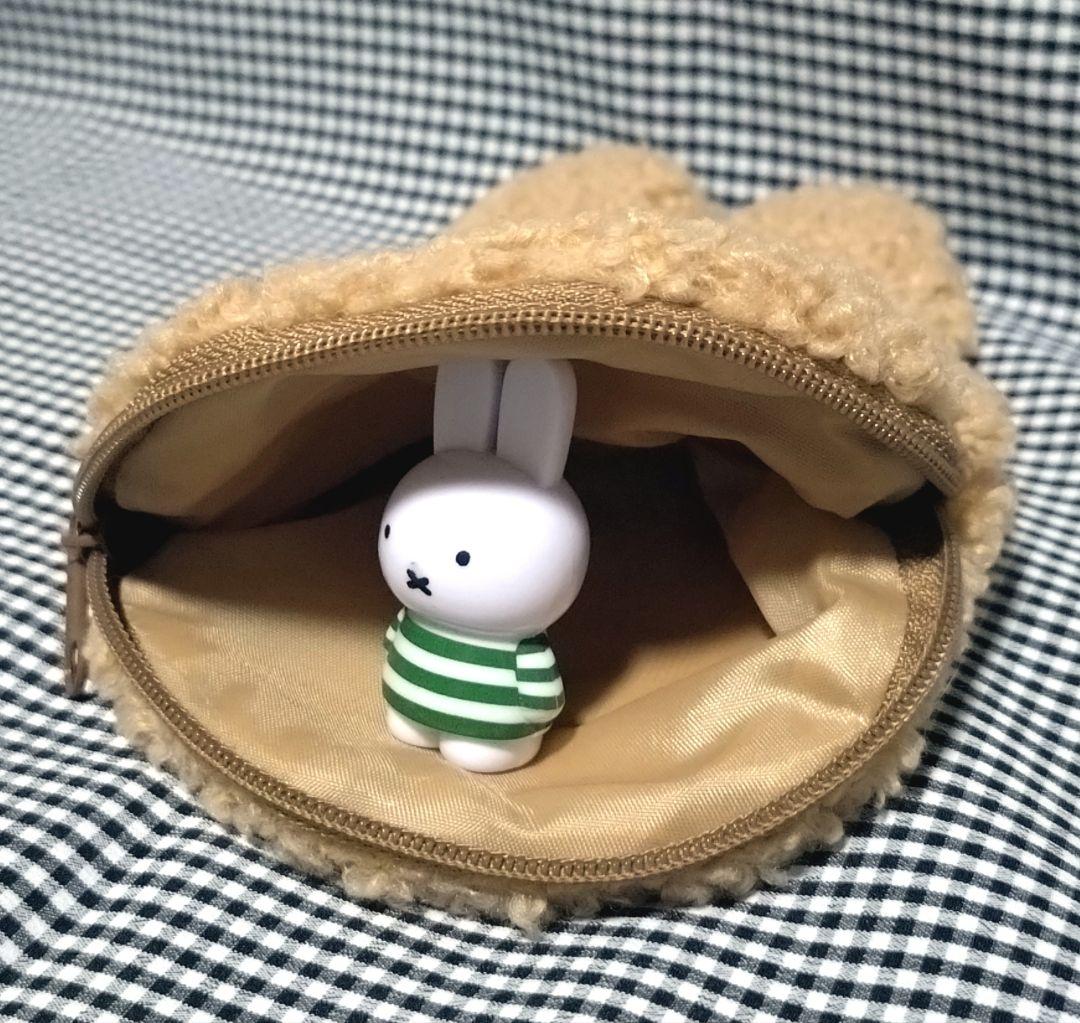 ミッフィー モロゾフ・ゆきのひ もこもこ おかおポーチ セット miffy レア