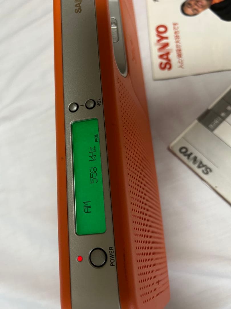 猫*足様 SANYO MD-U4 オレンジ CD・MD・カセットデッキ