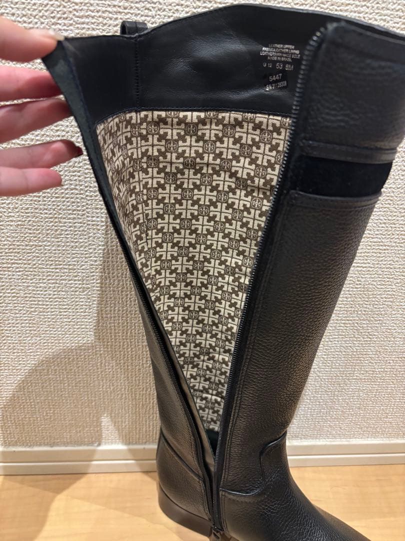 Tory Burch（トリーバーチ）ブラック ロングブーツ