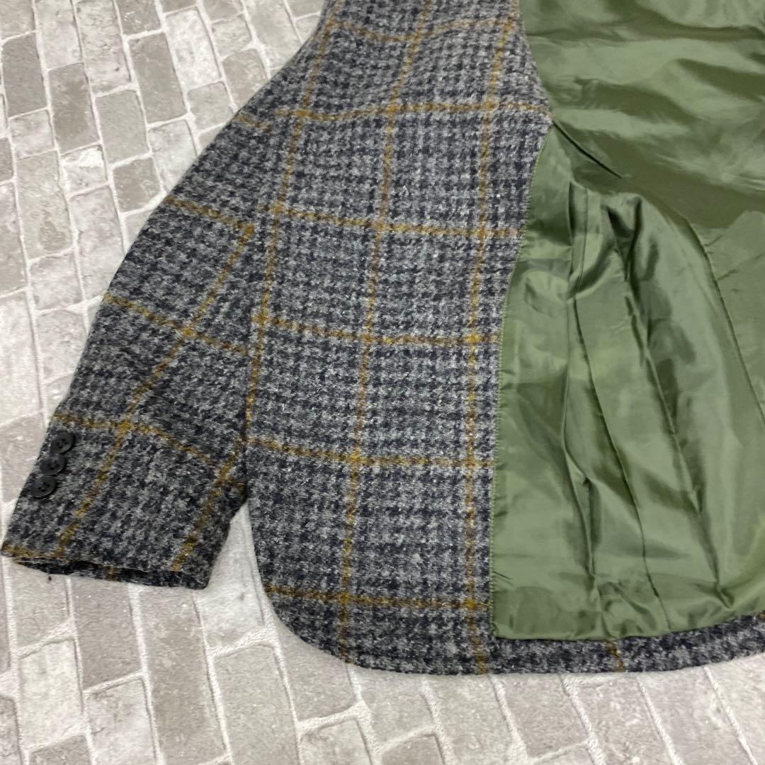 N591♪ FREAK'S STORE ハリスツイード　テーラードジャケットL