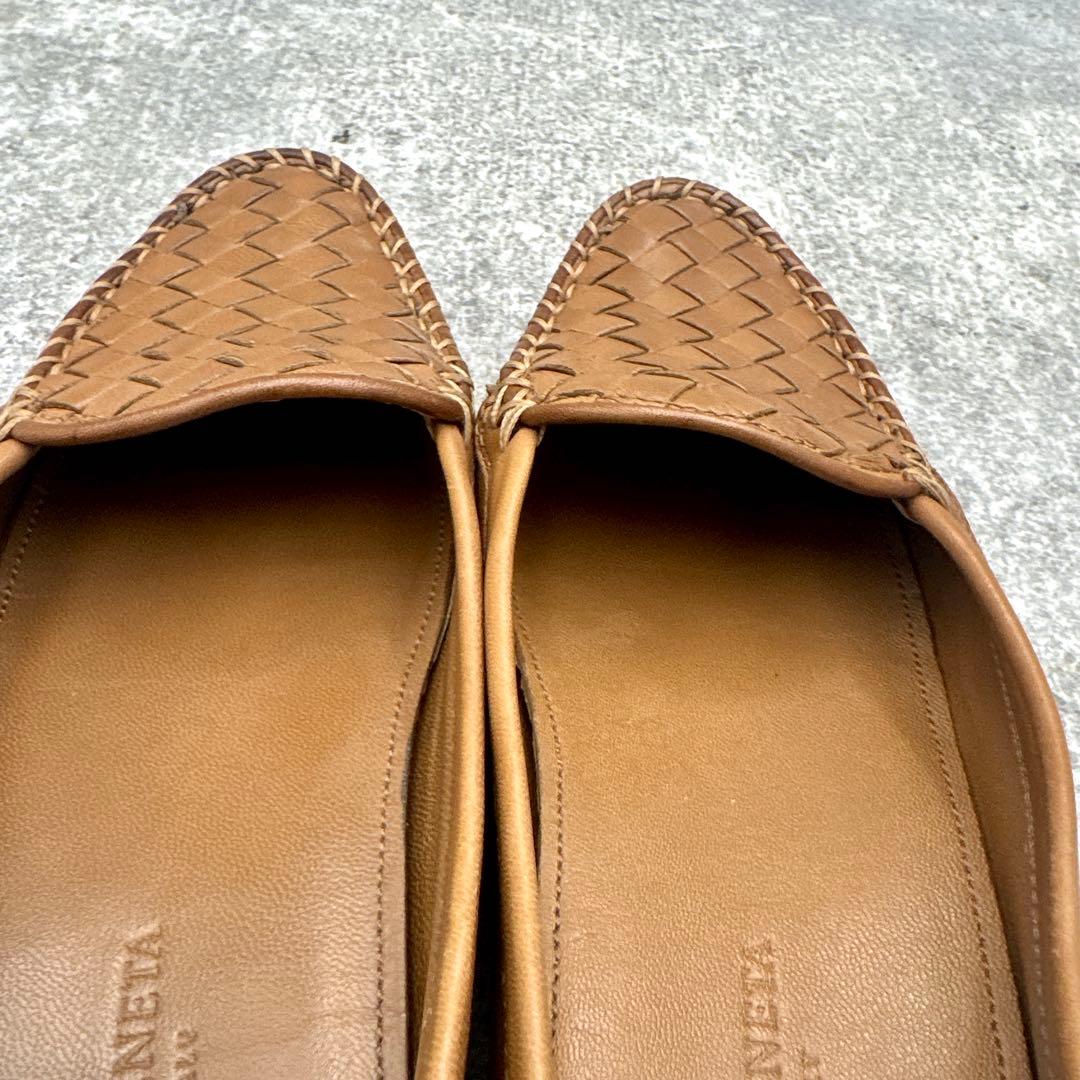 靴 BOTTEGA VENETA Intrecciato Loafers 35.5