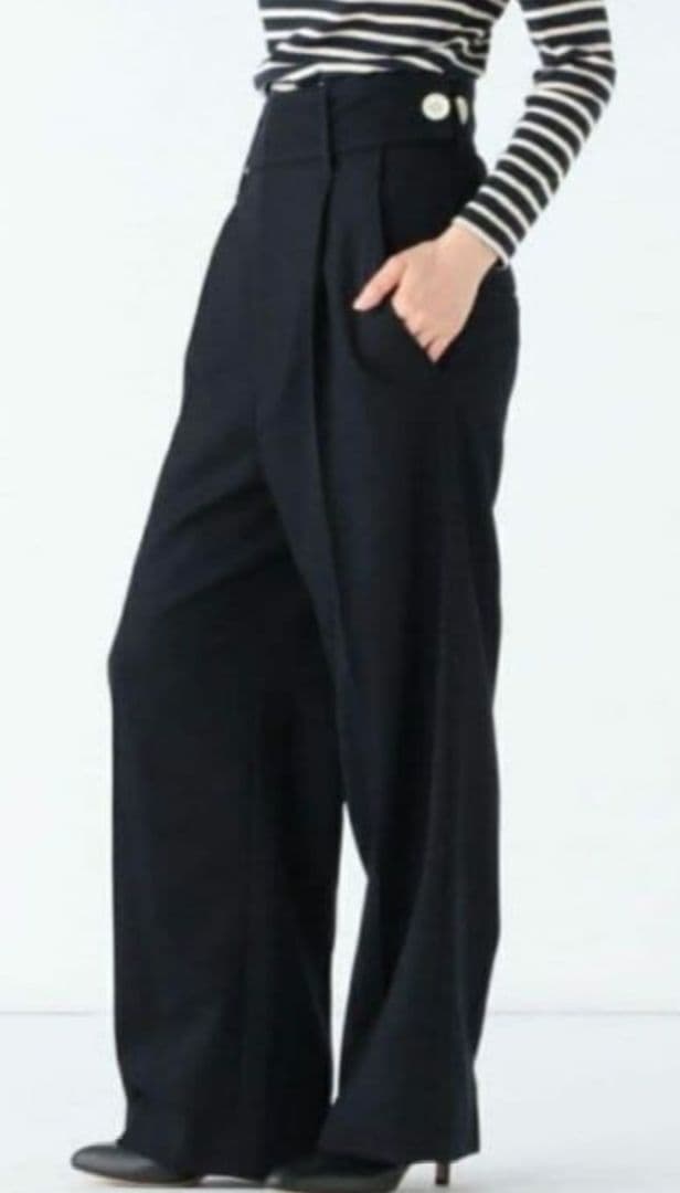 みーちゃん様 C6687 カシミヤニット×パンツコーデ