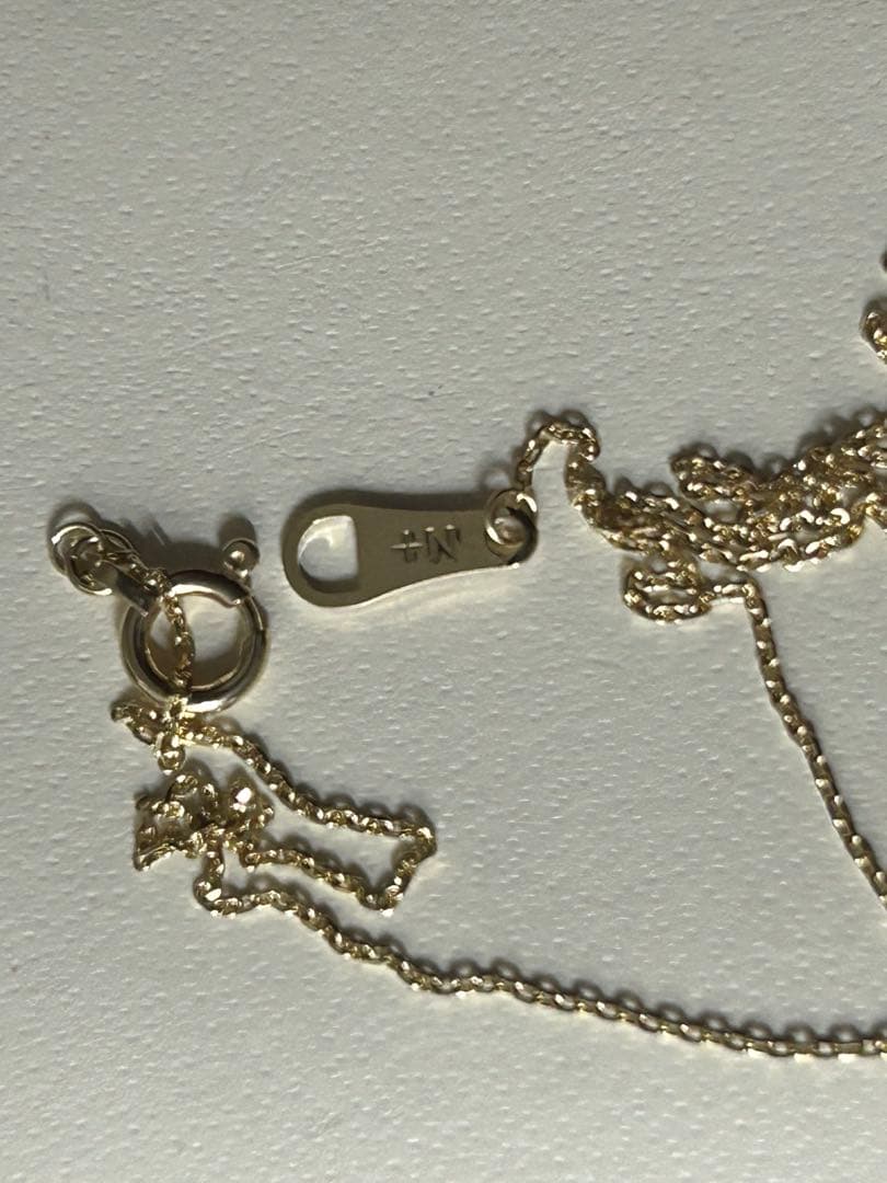 ノジェス　K10 1粒ダイヤ　0.05CT ネックレス