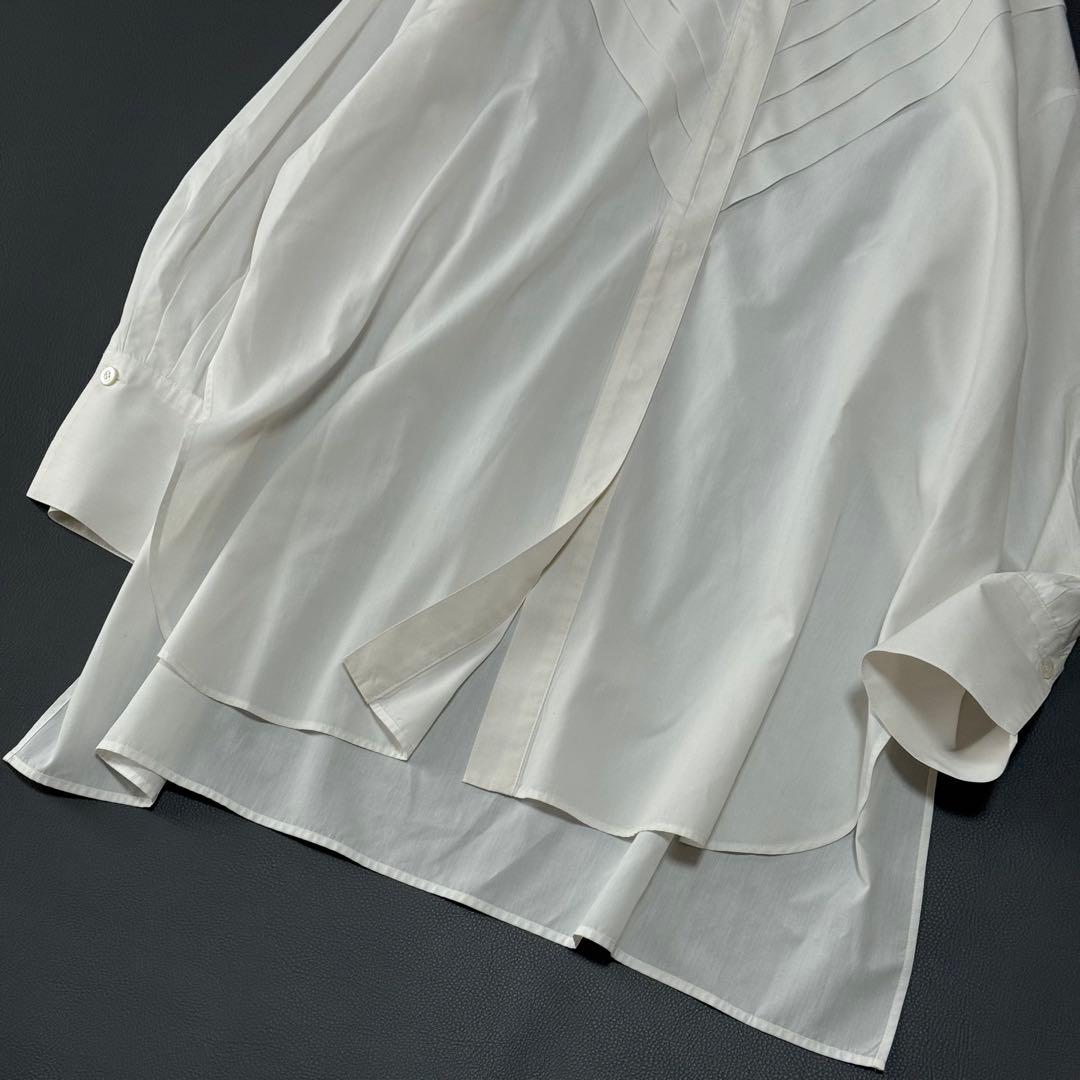 極美品✨ ルフィル LE PHIL ＴＣブロードシャツ タック 比翼 人気完売品