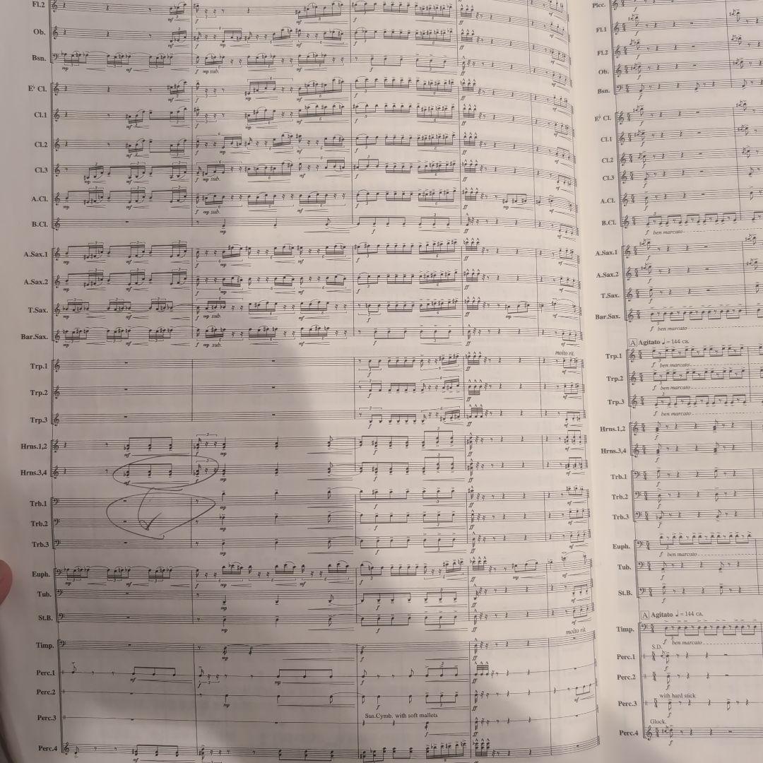 2010年 全日本吹奏楽コンクール課題曲　フルスコア集