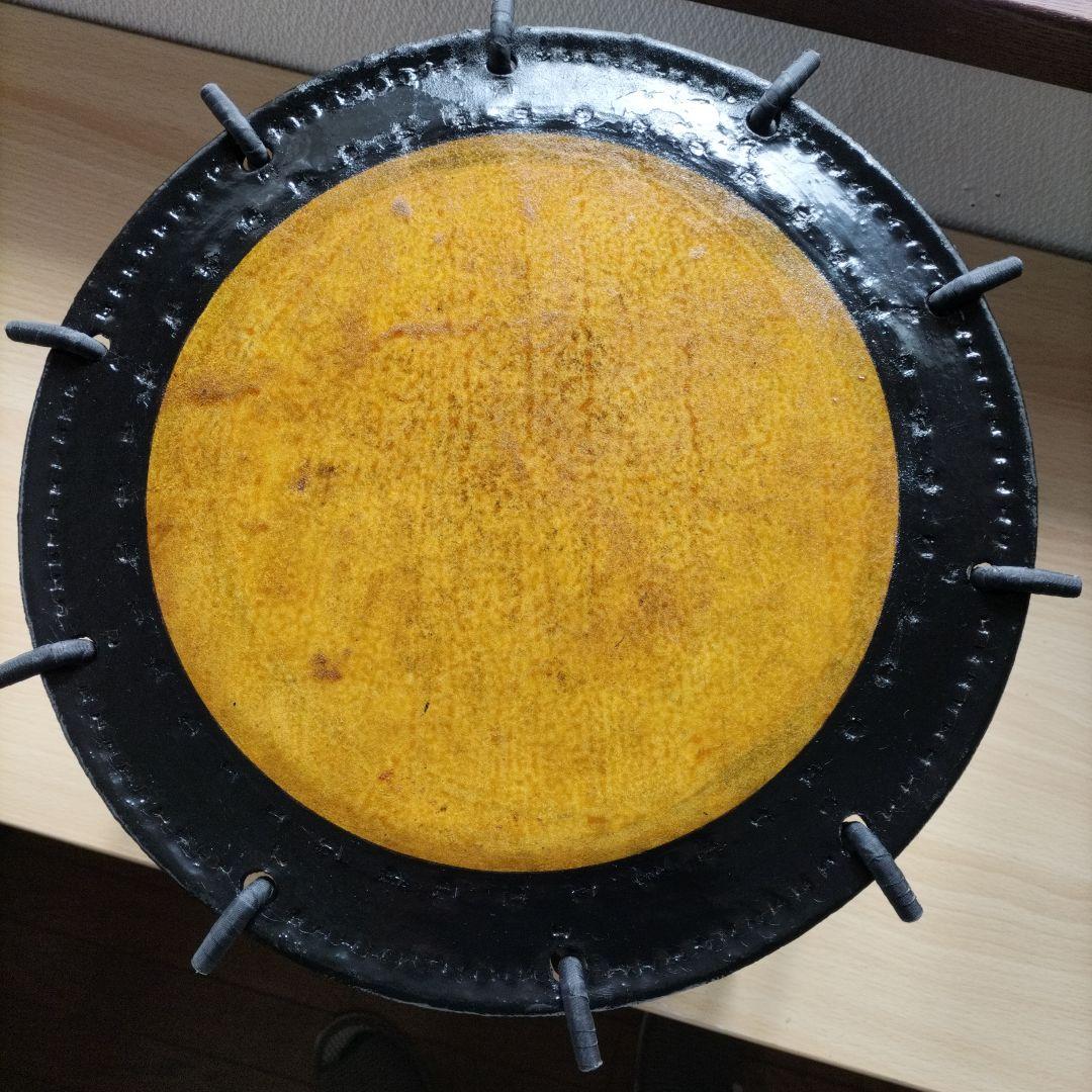 和太鼓　締太鼓　ターンバックル仕様　 高さ21cm 中古品