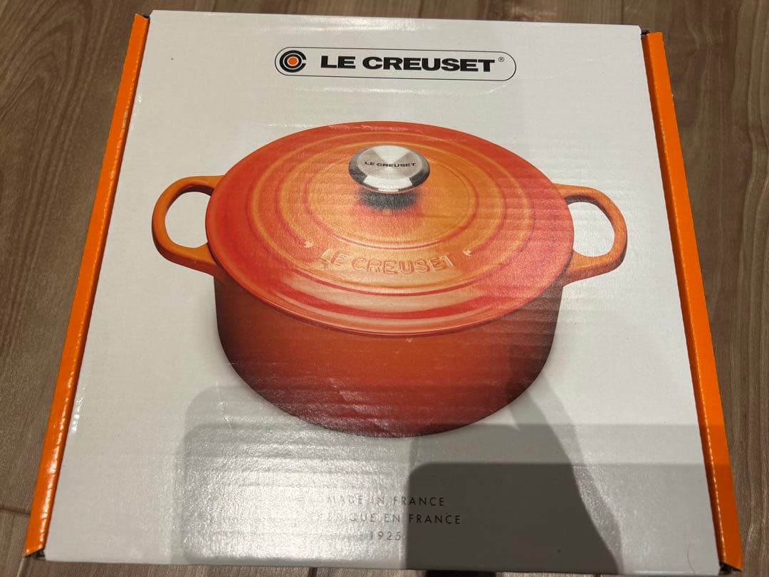 【新品・未使用】LE CREUSET® 24cm COCOTTE RONDE 黒