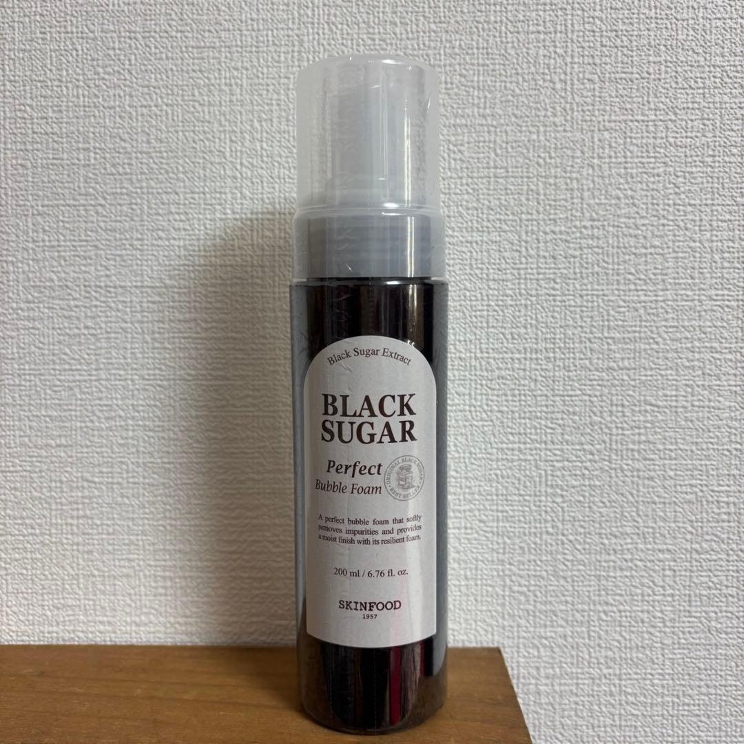 新品5本　スキンフード　ブラックシュガー バブルフォーム 洗顔料　泡洗顔