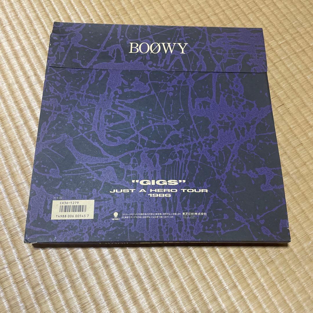 邦楽 G_vocallBOOWYGIGSJUSTA HERO tourCD