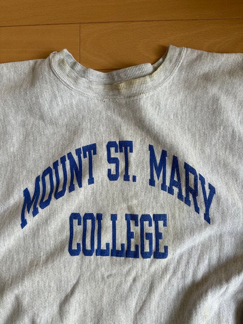 90s champion リバースウィーブ　染み込み　Lサイズ