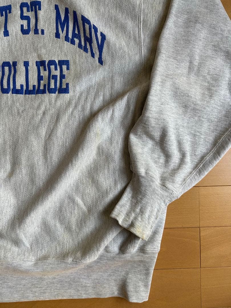 90s champion リバースウィーブ　染み込み　Lサイズ