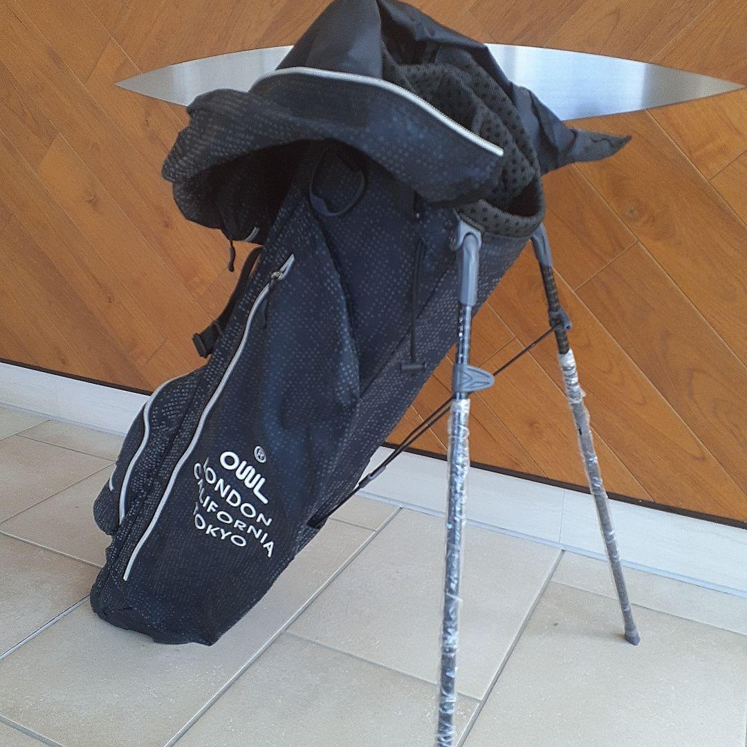 【超軽量 1kg!】美品 OUUL オウル キャディバック 黒 × グレー