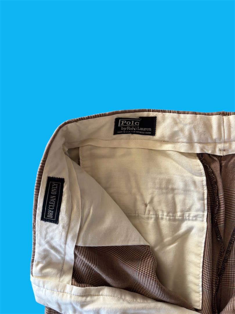 90s Polo Ralph Lauren レーヨンスラックス　アメリカ製