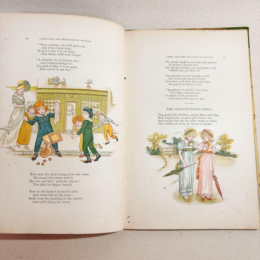 絵本　ケイト グリーナウェイ　アン LITTLE ANN