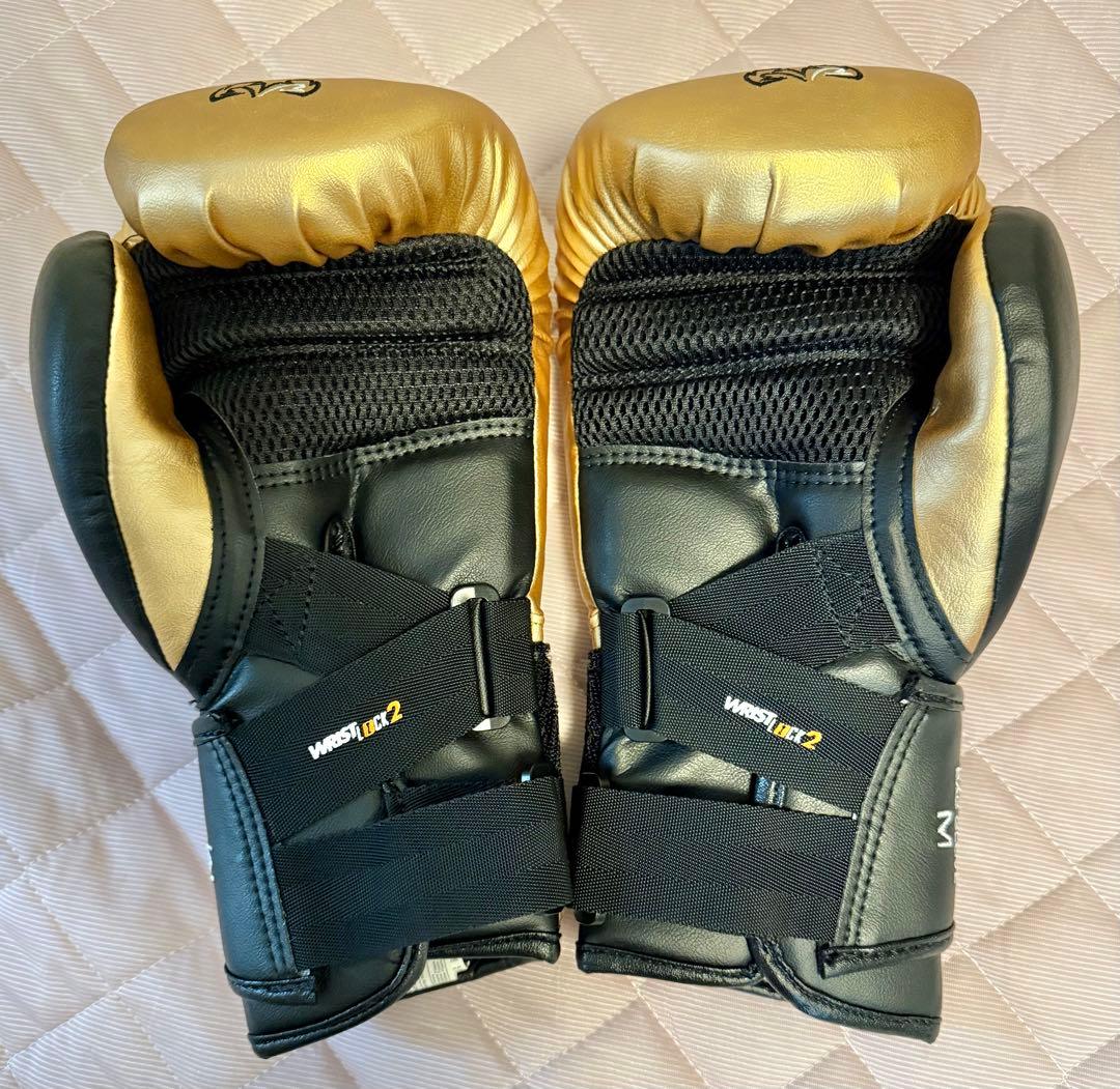 【超美品】Rival RB11 Mサイズ （10オンス）バッググローブ ゴールド