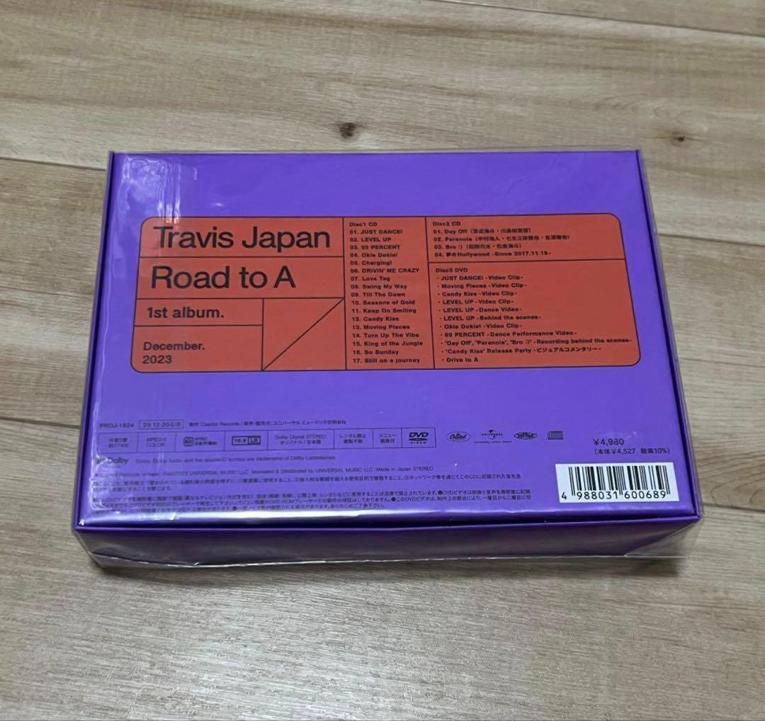新品未開封Travis Japan Road to A FC限定盤Blu-ray
