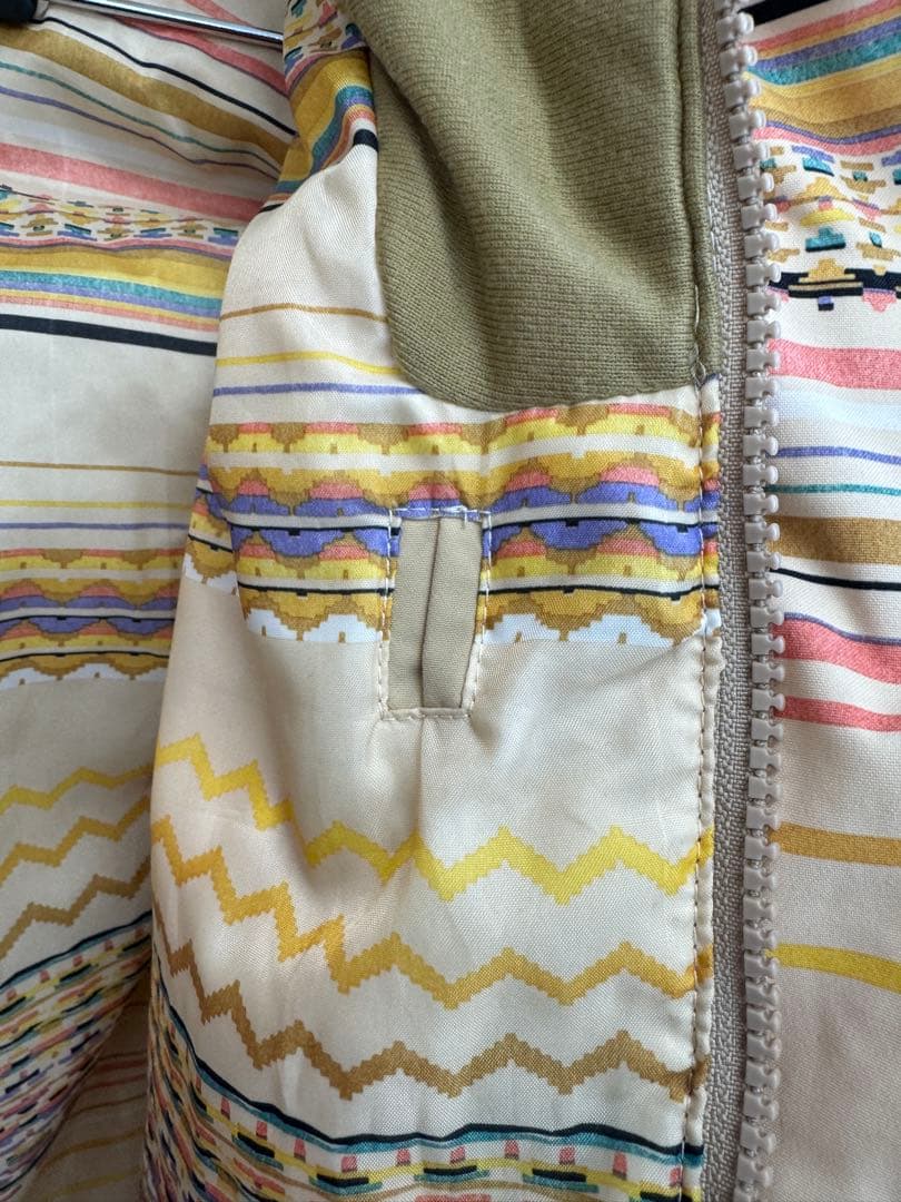 バートン　ベージュファー付きジャケット　サイズs