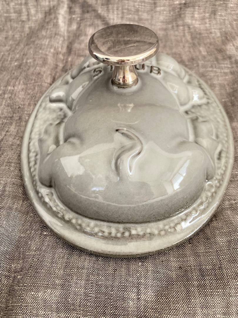 STAUB ピギーココット　グレー　17cm