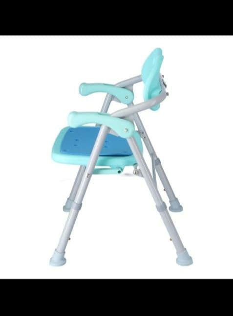 美品✨介護用シャワーチェア水色