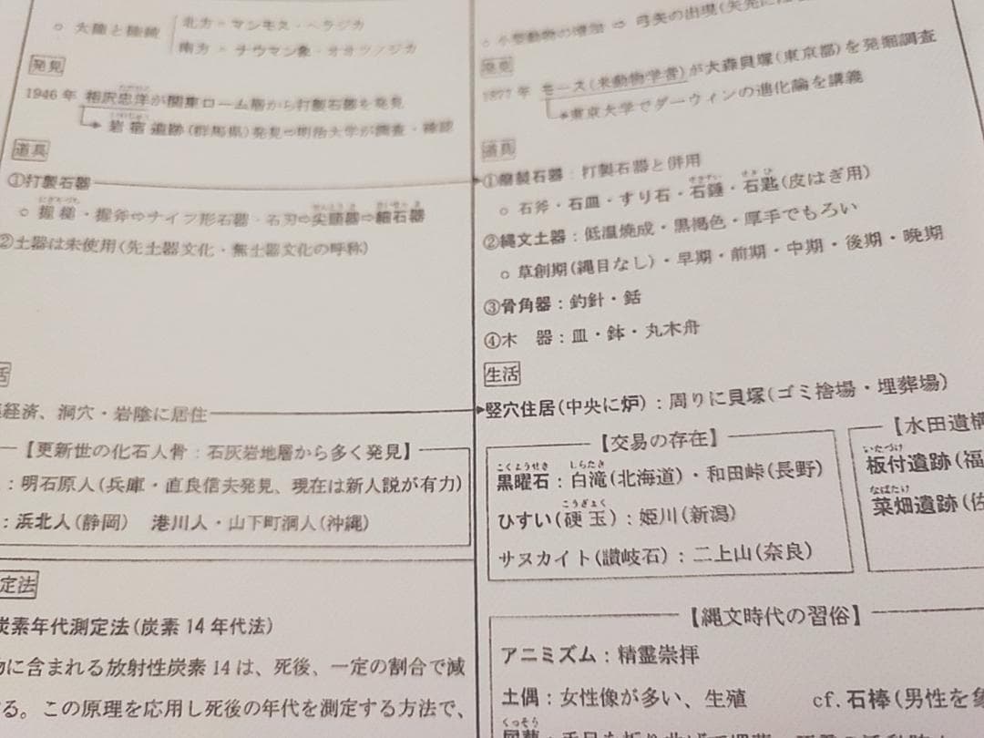 河合塾の坂本先生による上位クラス日本史講義プリント集セット　駿台　鉄緑会　社会