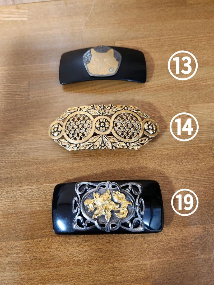 miiko ginta ⑬⑭⑲ 猫 レースメタル花柄 カサブランカっぽい花