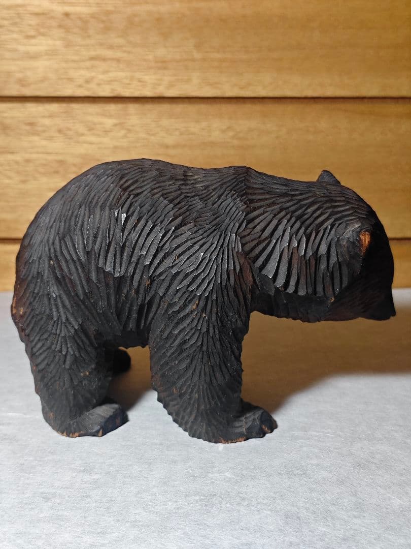 希少　八雲 やくも　朴瑩 中里伊三郎　木彫り　熊 北海道　アイヌ　民芸