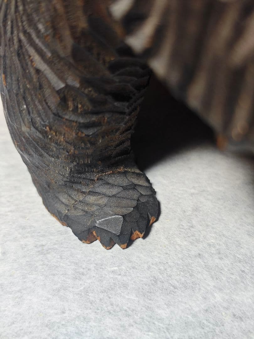 希少　八雲 やくも　朴瑩 中里伊三郎　木彫り　熊 北海道　アイヌ　民芸