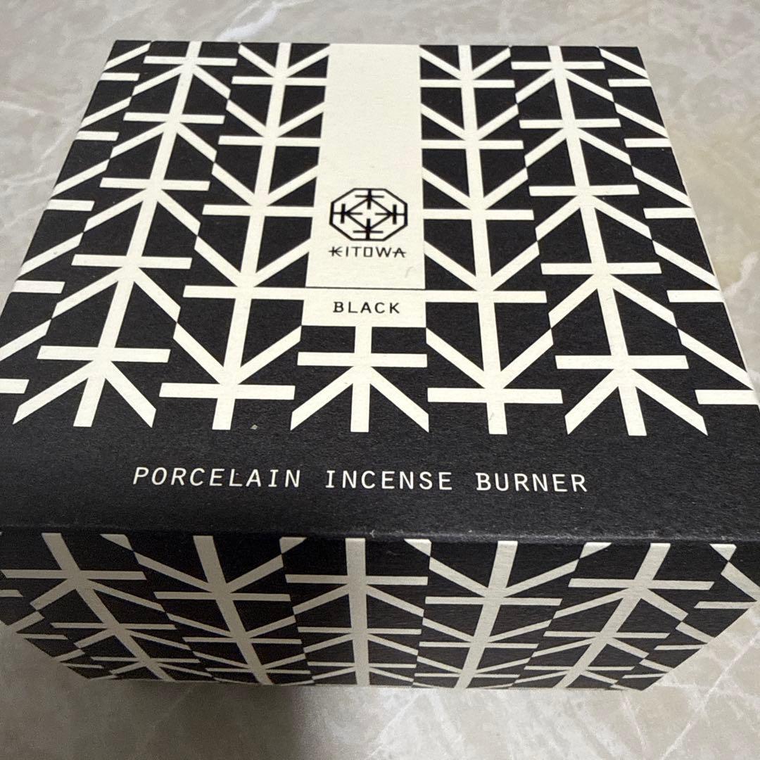 KITOWA ブラック お香立て 陶器　有田焼