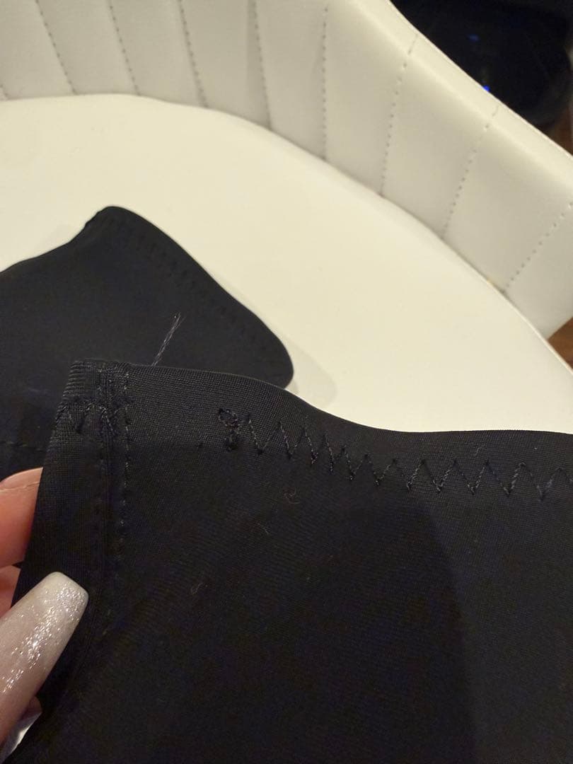 YELLO イエロ　厚底ブーツ ストレッチ　ブラック　Mサイズ