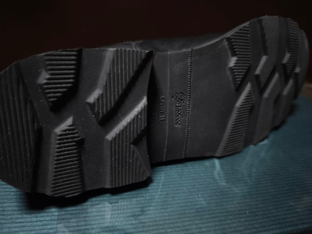 PARABOOT シャンボード　UK4ハーフ　ブラック　純正シューツリー・箱付き