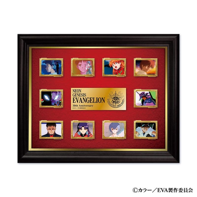 新世紀エヴァンゲリオン　30周年記念オリジナルフレーム、額装ピンズセット