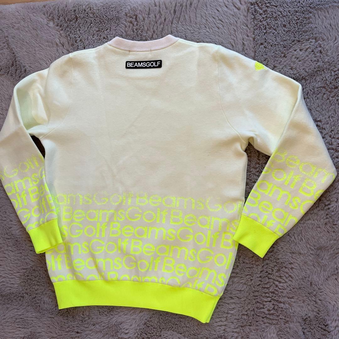 BEAMS GOLF ホワイト/イエロー