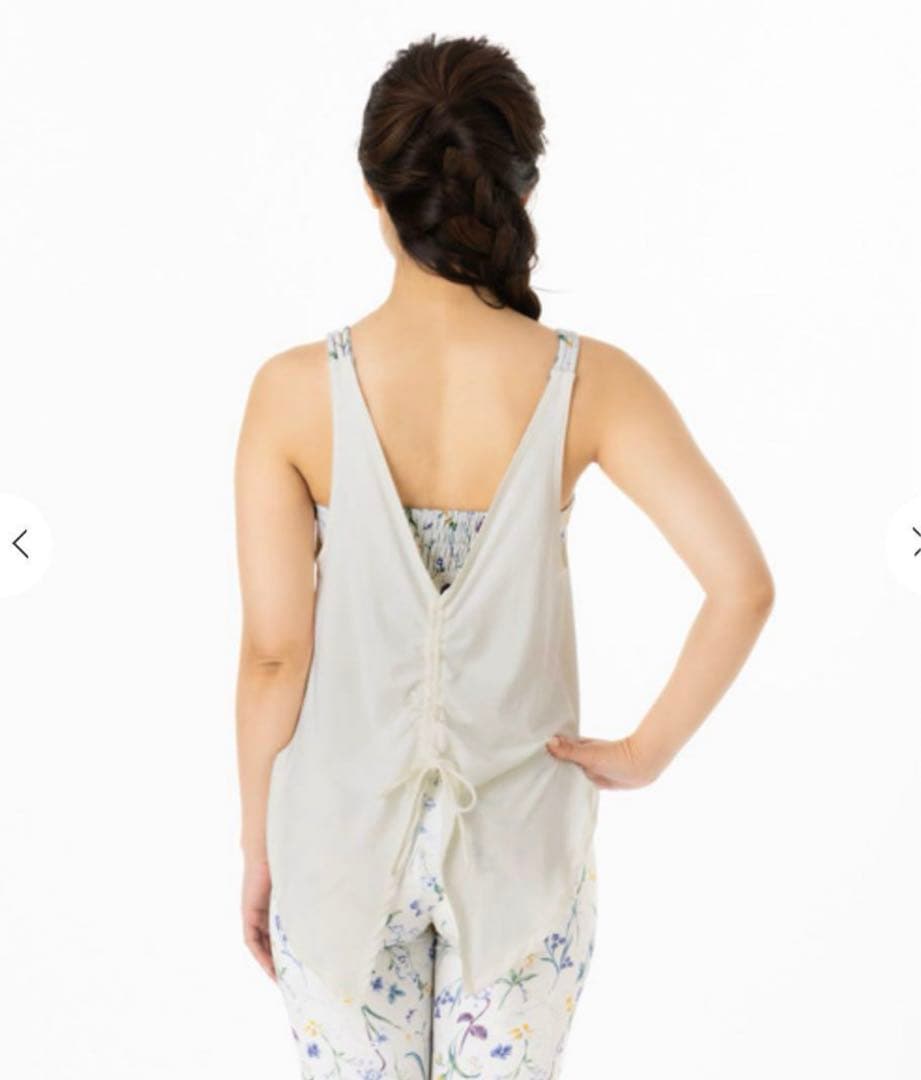 SUKALA新品ボタニカルシャーリングレギンスカバータンク上下セットアップS