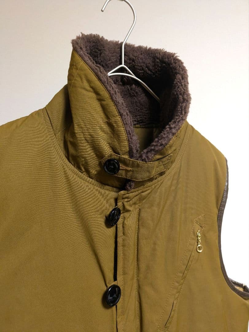 【AT-DIRTY】デッキダウンベスト／Type N-1／廃盤／チンスト／ボア