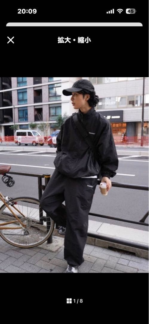 BROKEN BASE 24ss ナイロンセットアップ　 美品　パンツブルゾン