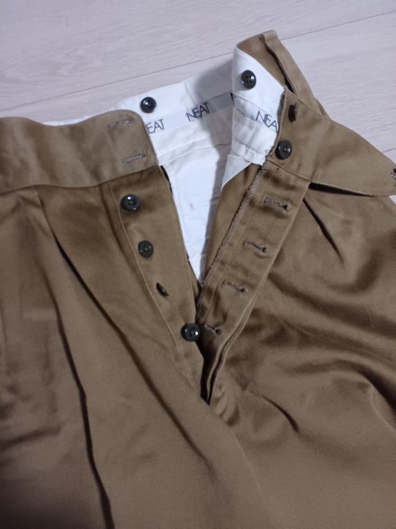ニート　グルカパンツ　トラウザーズ　スラックス　美品　M