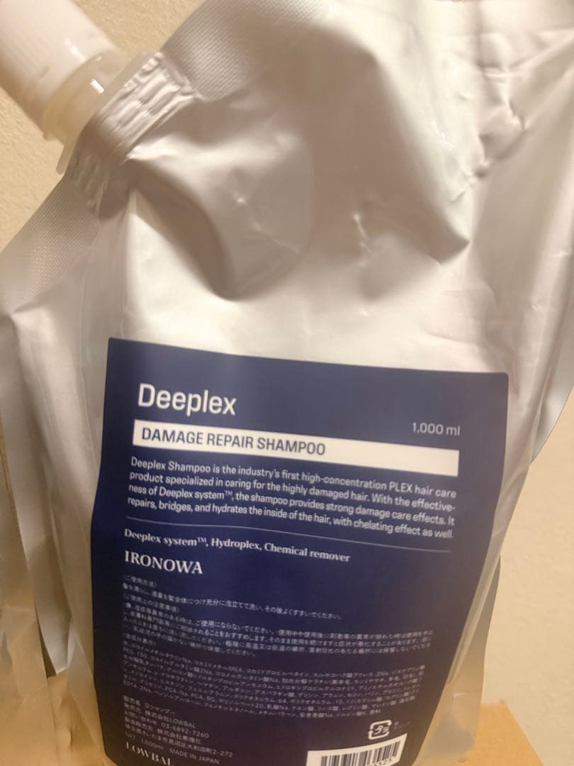 イロノワ ディープレックス シャンプー 1000ml トリートメント 1000g