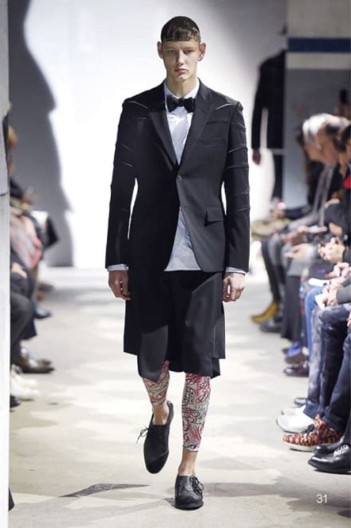 コムデギャルソンオムプリュス タトゥープリント アームカバー＆レッグカバー