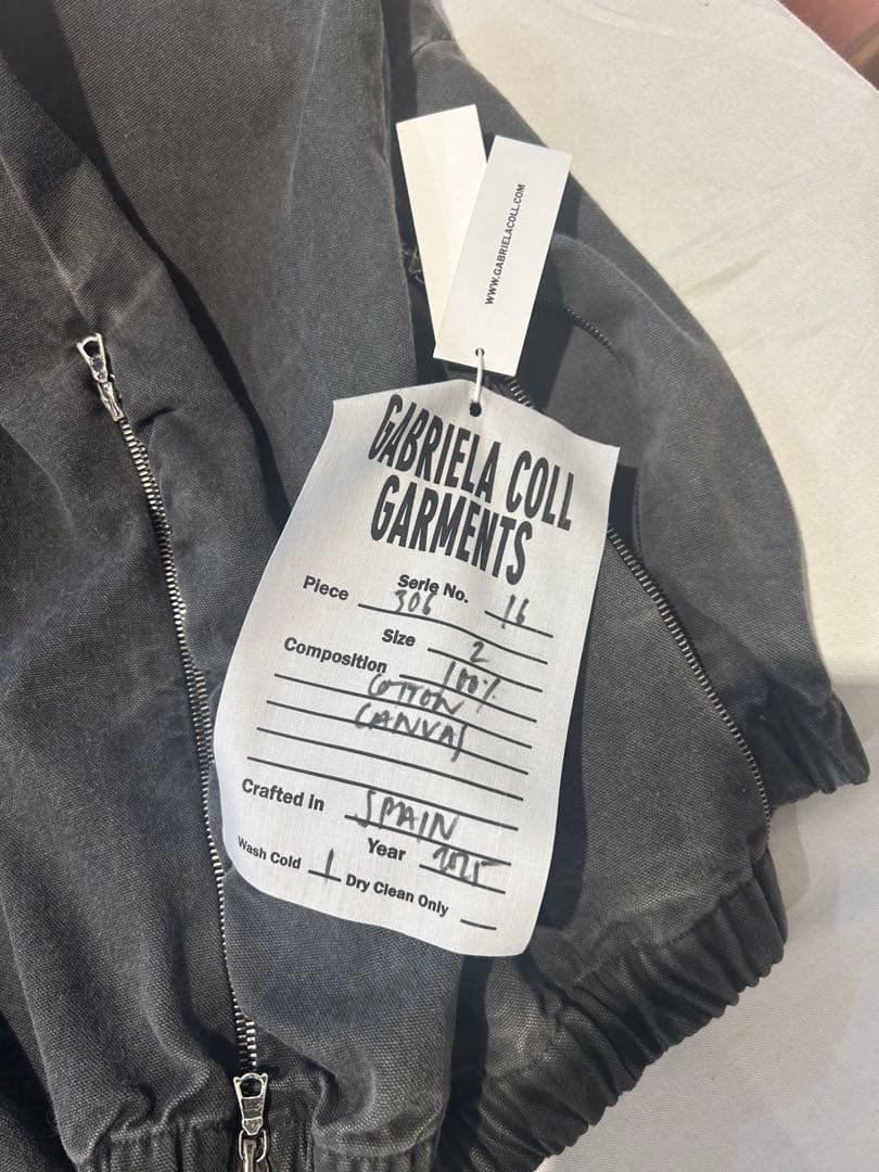 ジャケット・アウター GABRIELA COLL GARMENTS 25SS ZIPPERJACKET