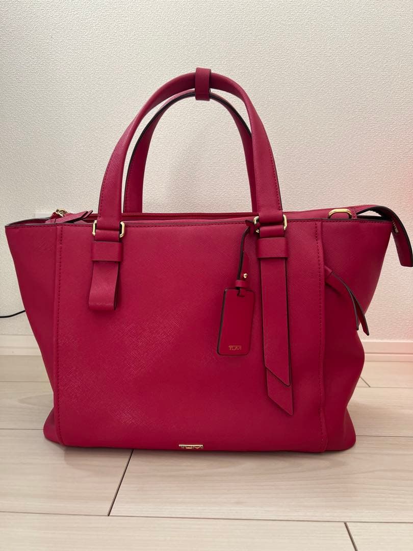 TUMI PC VAREK トートバッグ A4収納可 ショルダーストラップ付き