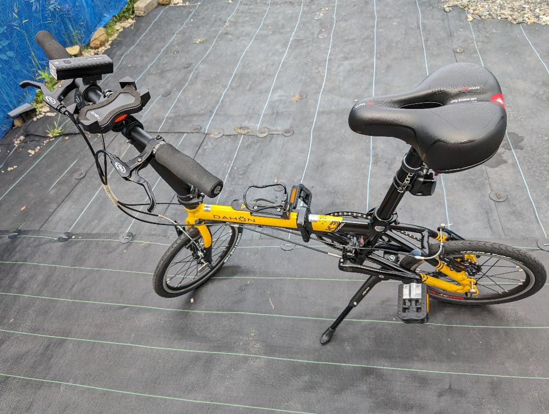DAHON ダホン K3 3スピート◆折り畳み自転車◆黄色◆試乗のみ極美品！