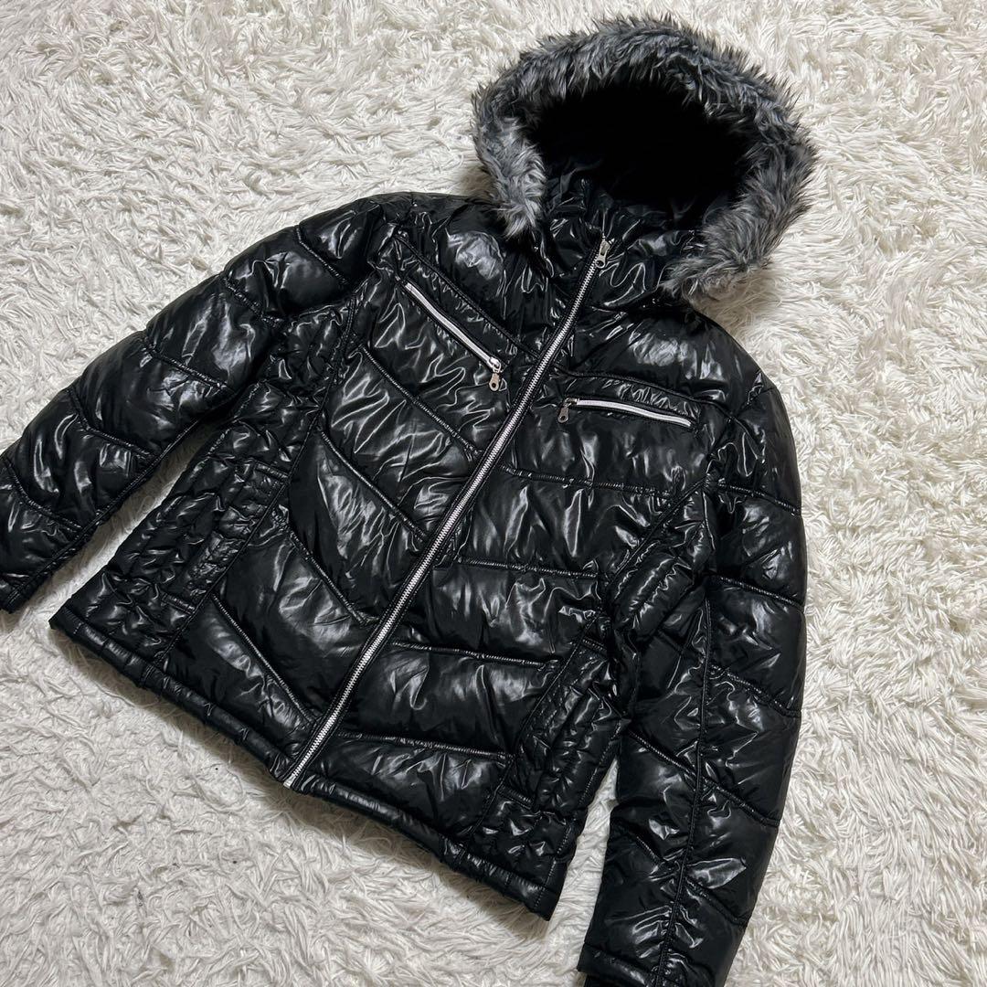 【2457】✨美品✨ 00s 【Archive】 y2k ファージャケット　光沢