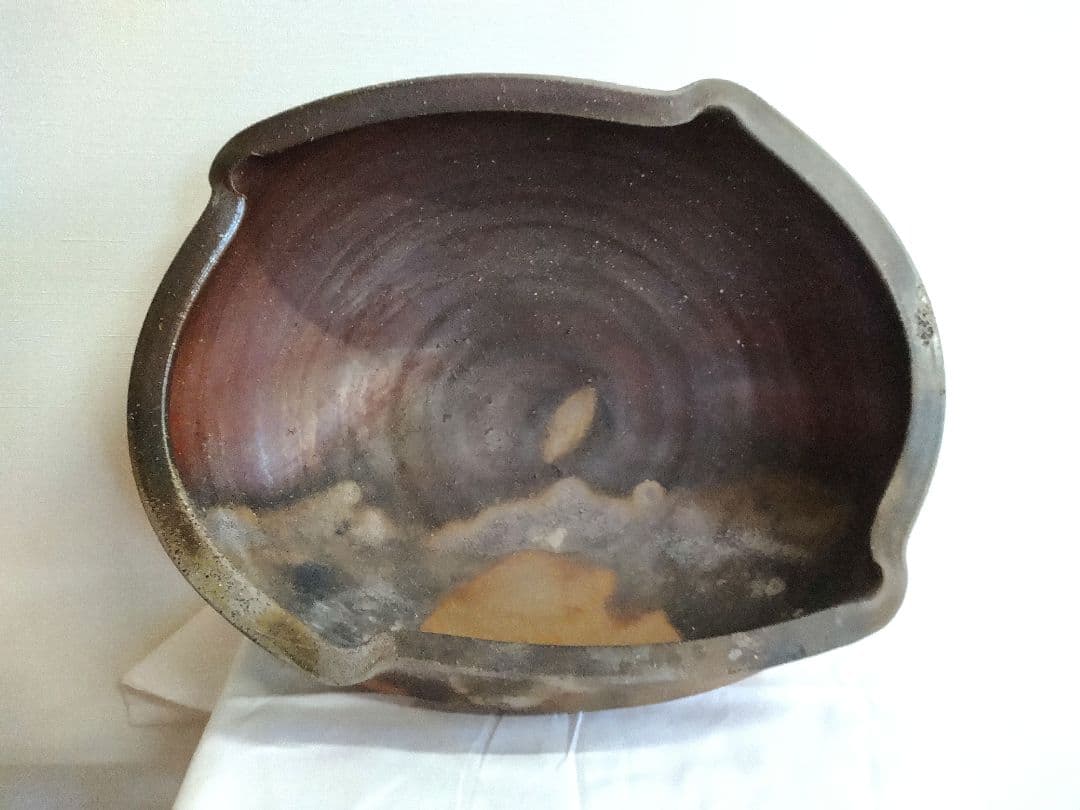 備前焼　藤原和作（祖父人間国宝藤原啓、人間国宝藤原雄の長男）鉢