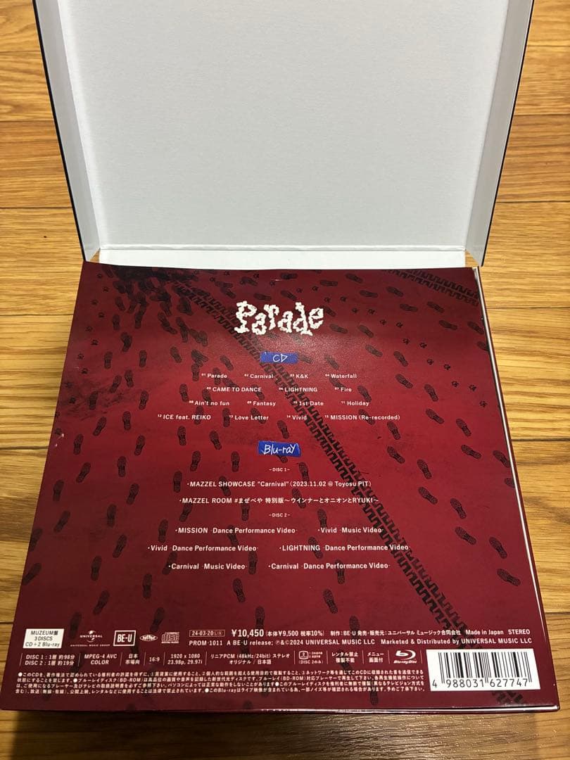 MAZZEL Parade MUZEUM盤 CD + 2 Blu-ray