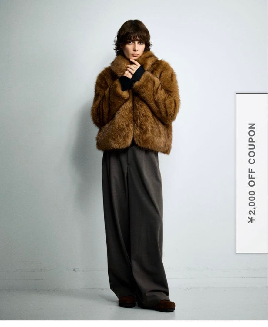 ESTNATION エストネーション エコファーブルゾン　新品　完売商品