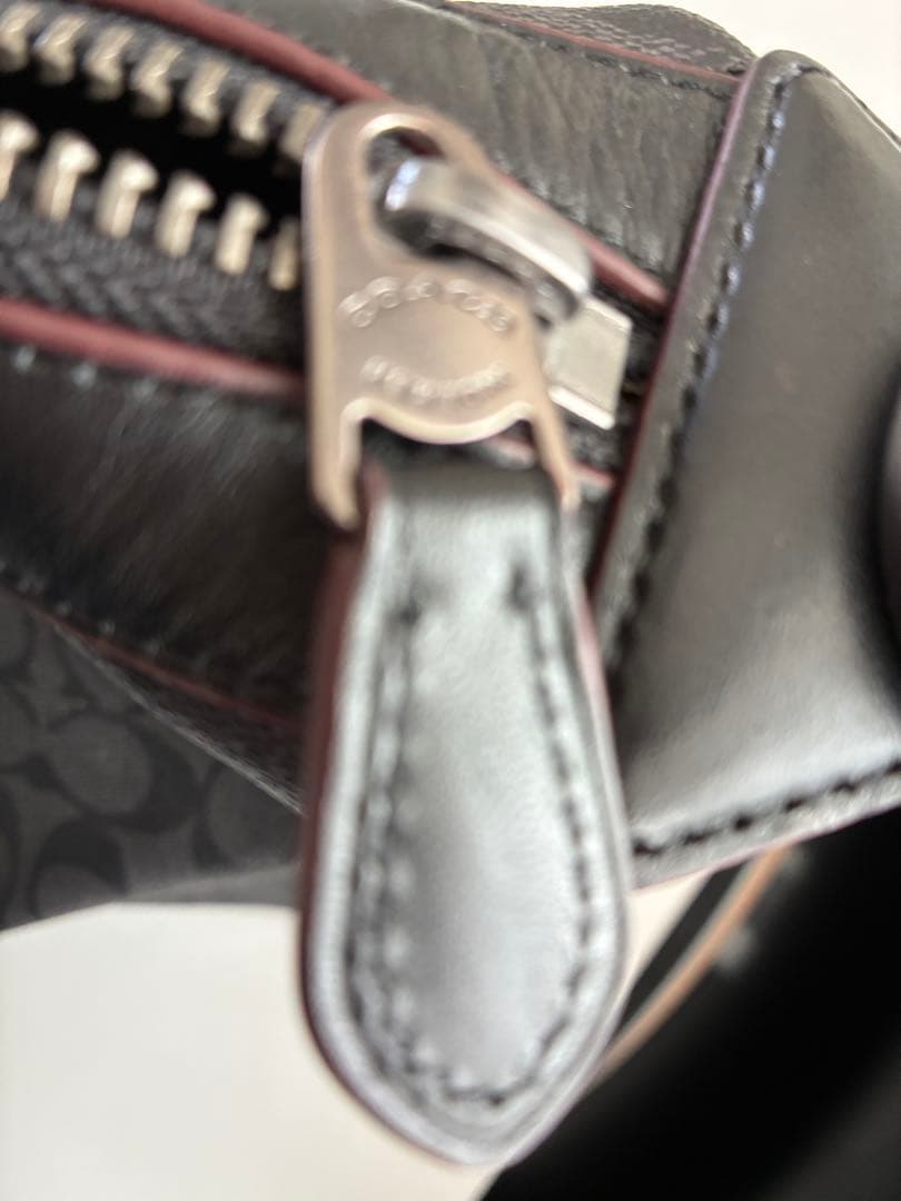 COACH ダークグレー トートバッグ