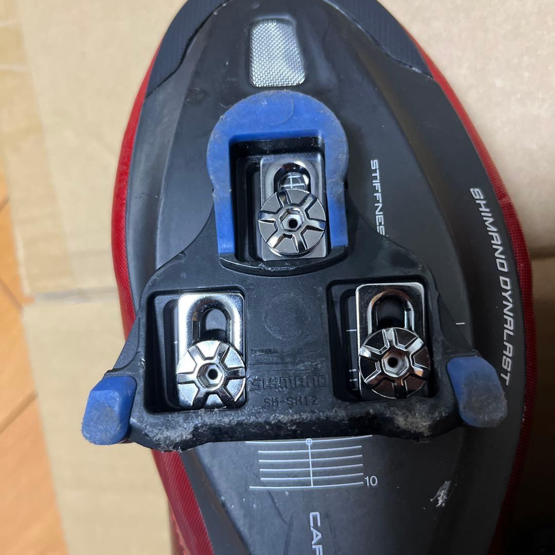 シマノ RC7 43E レッド ビンディングシューズ