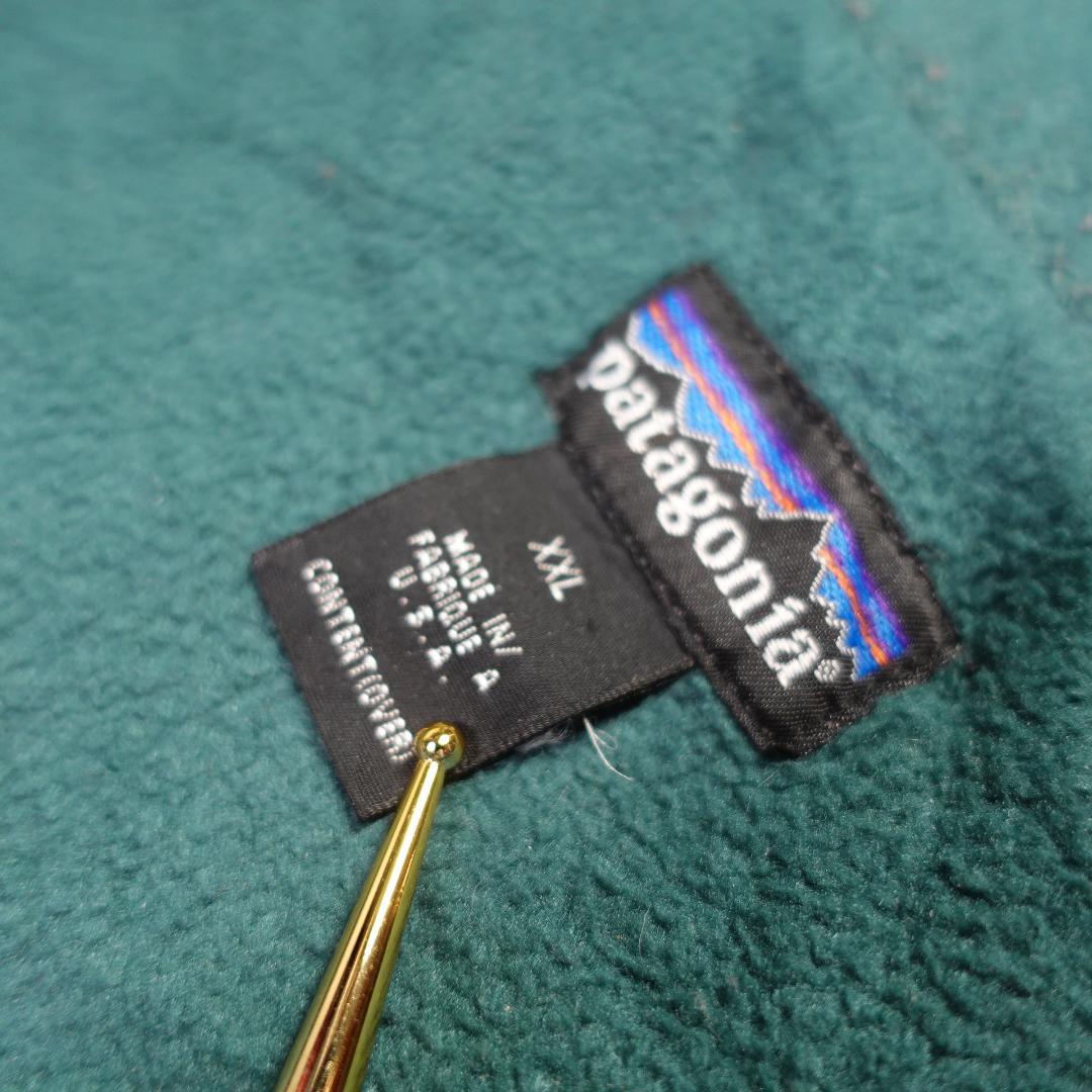 Patagonia シェルドシンチラ ジャケット ブラック グリーン XXL