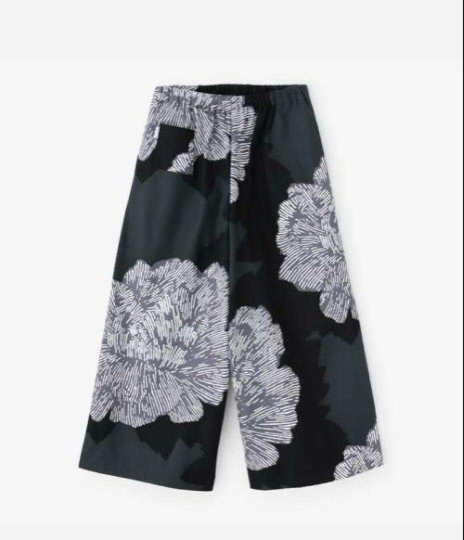 12号帆布 広形（ひろなり）もんぺ／芍薬（しゃくやく）